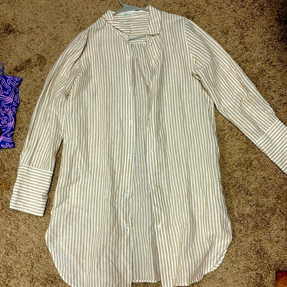 J crew beachwear cover up